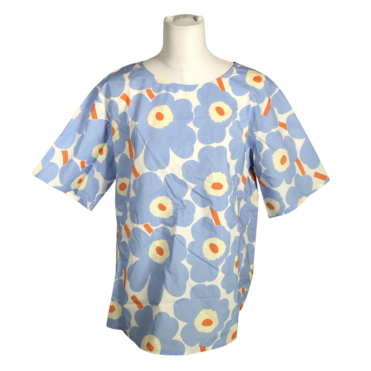 Naisten Marimekko - Lyhythihainen pusero, koko 40 - Vaaleansininen (1)