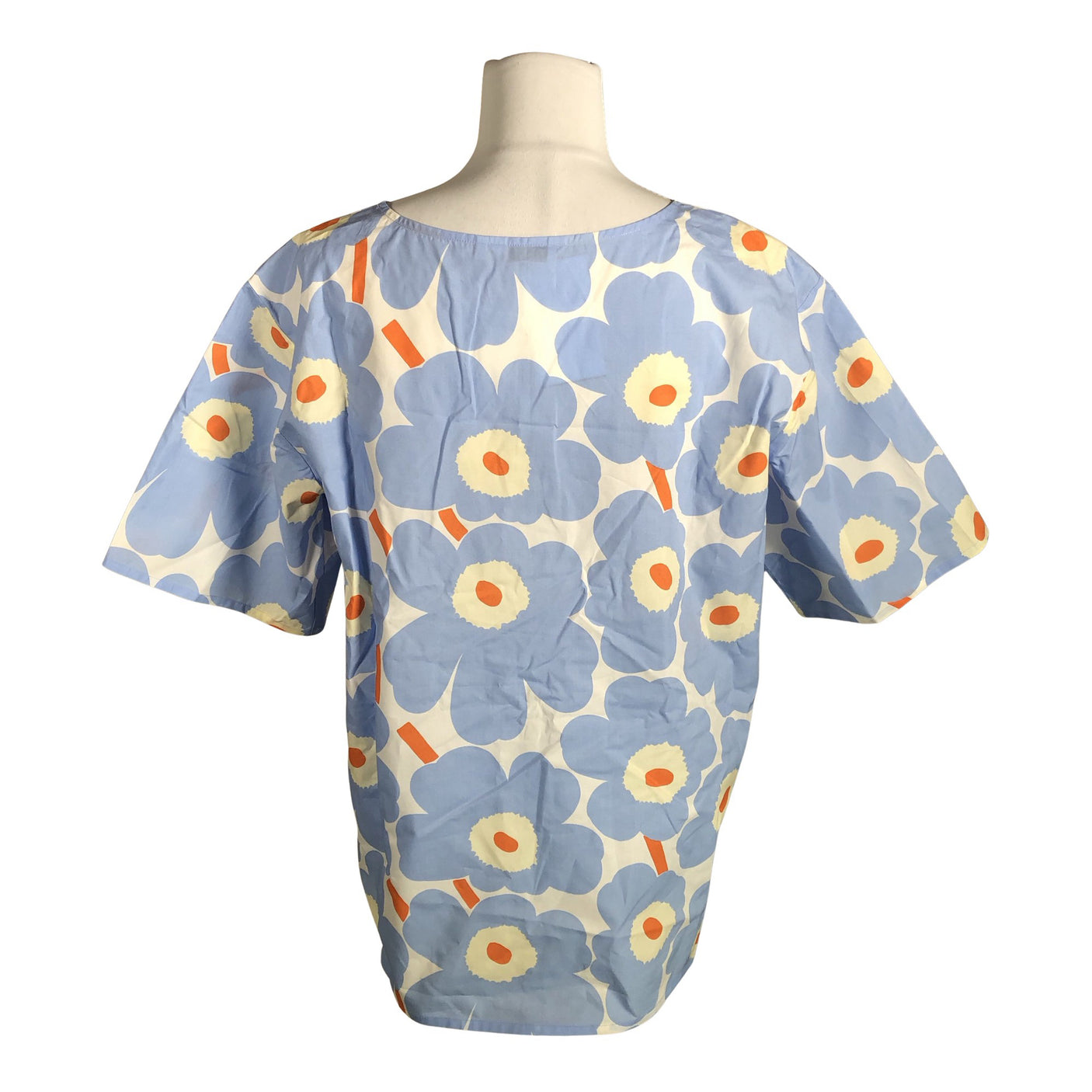 Naisten Marimekko - Lyhythihainen pusero, koko 40 - Vaaleansininen (2)