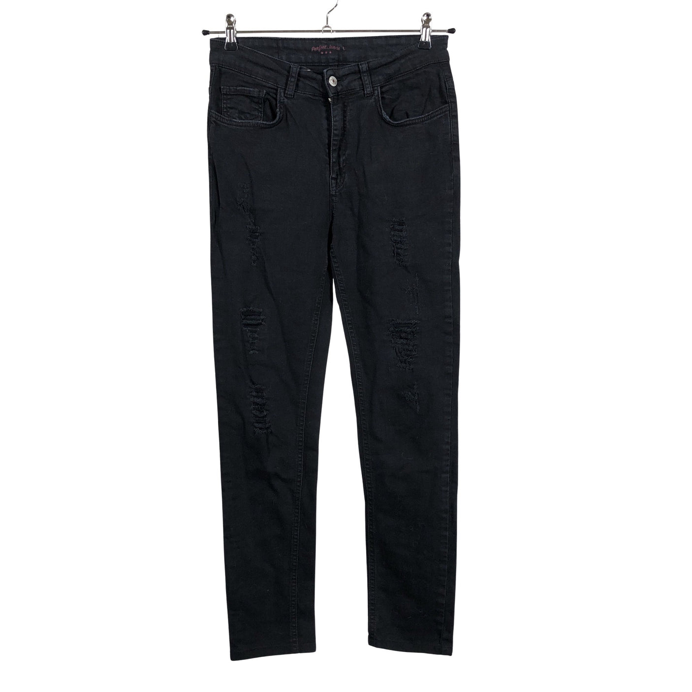 Naisten Perfect Jeans - Farkut, koko 40 - Musta (1)