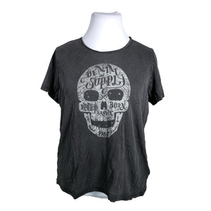 Naisten Denim & Supply Ralph Lauren - T-paita, koko 42 - Harmaa (1)