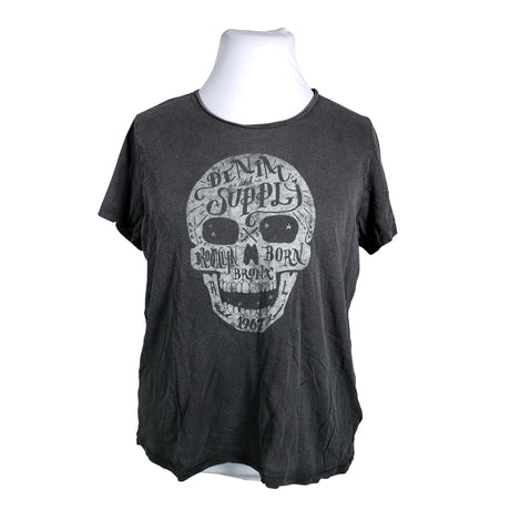 Naisten Denim & Supply Ralph Lauren - T-paita, koko 42 - Harmaa ()