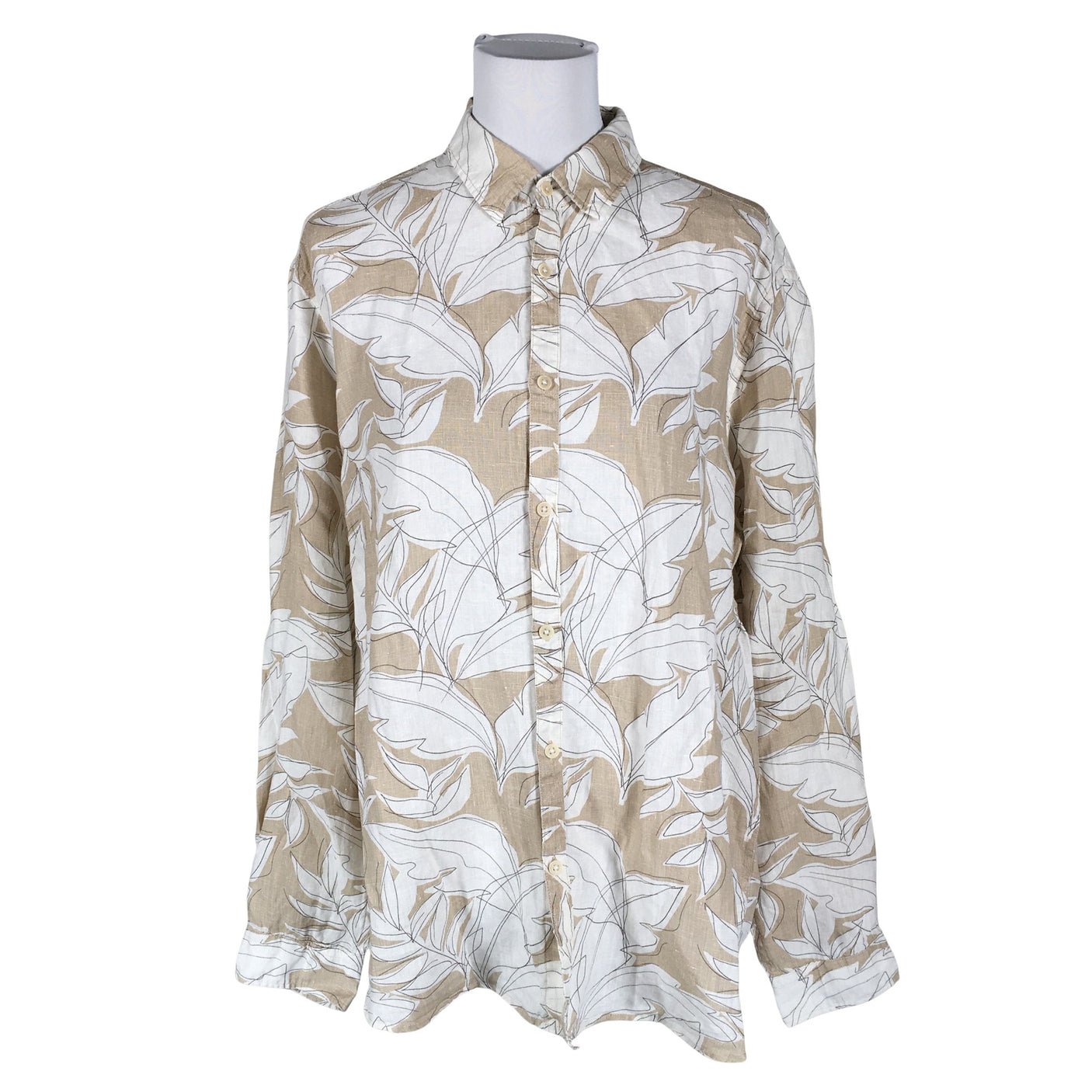 Naisten Esprit - Kauluspaita, koko 40 - Beige (1)