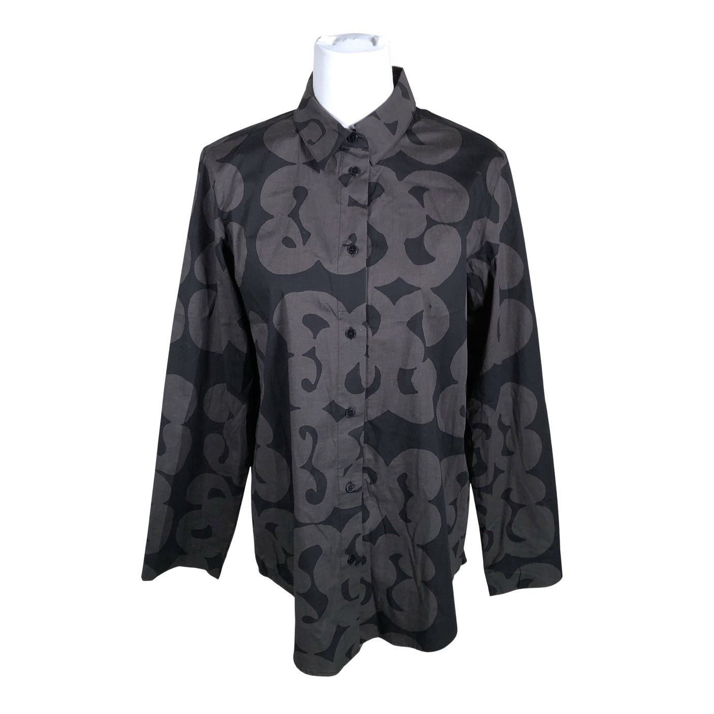 Naisten Marimekko - Kauluspaita, koko 40 - Harmaa (1)