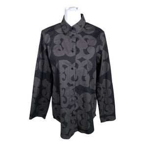 Naisten Marimekko - Kauluspaita, koko 40 - Harmaa (1)