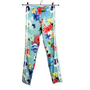 Tyttöjen Adidas - Leggingsit, koko 158 - 164 - Turkoosi (1)