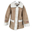 Tyttöjen Lindex - Toppatakki, koko 134 - 140 - Beige ()