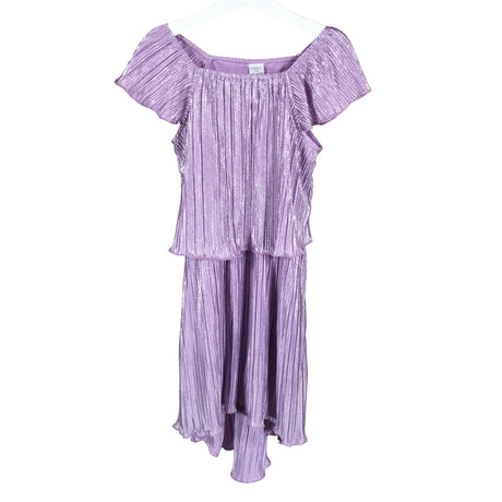 Tyttöjen Lindex - Juhlamekko, koko 122 - 128 - Violetti ()