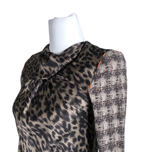 Naisten Marc Cain - Sifonkimekko, koko 34 - Beige (2)