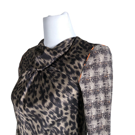 Naisten Marc Cain - Sifonkimekko, koko 34 - Beige (2)