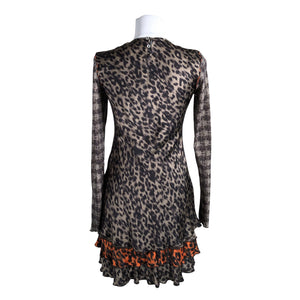 Naisten Marc Cain - Sifonkimekko, koko 34 - Beige (3)