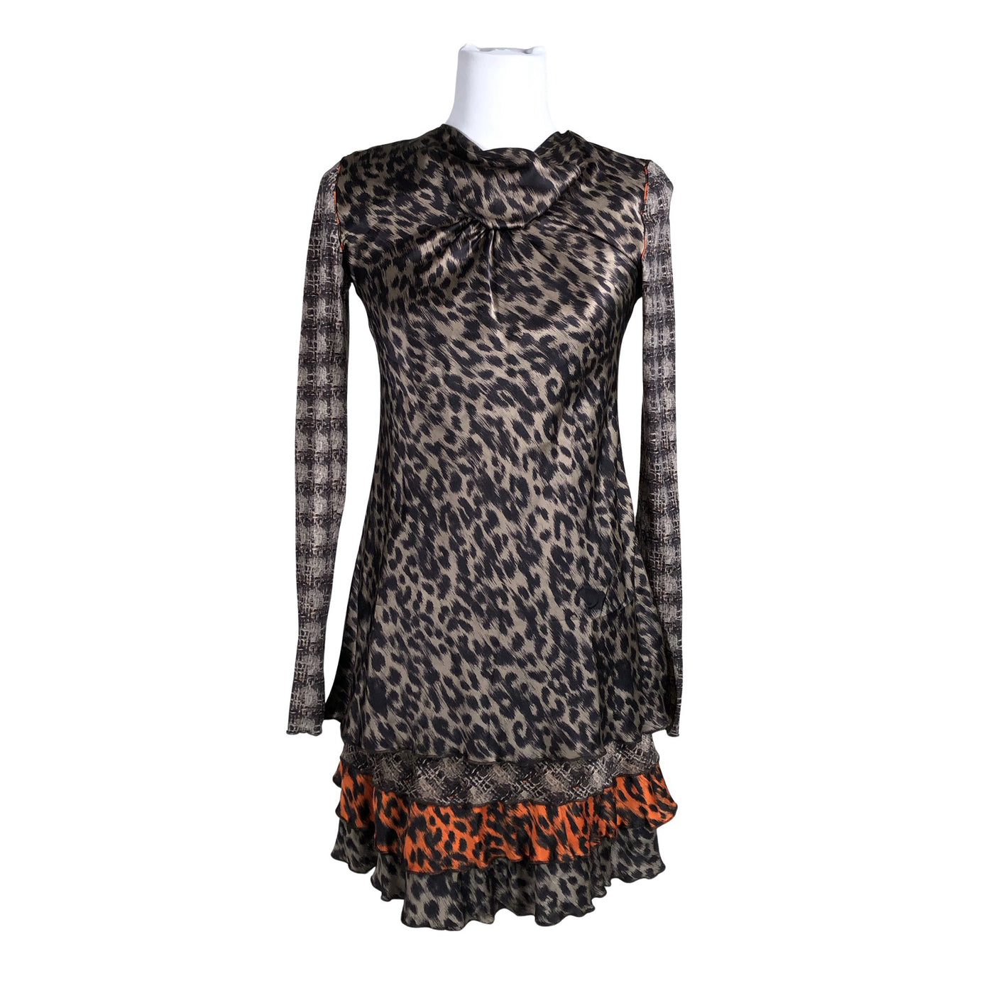 Naisten Marc Cain - Sifonkimekko, koko 34 - Beige (1)