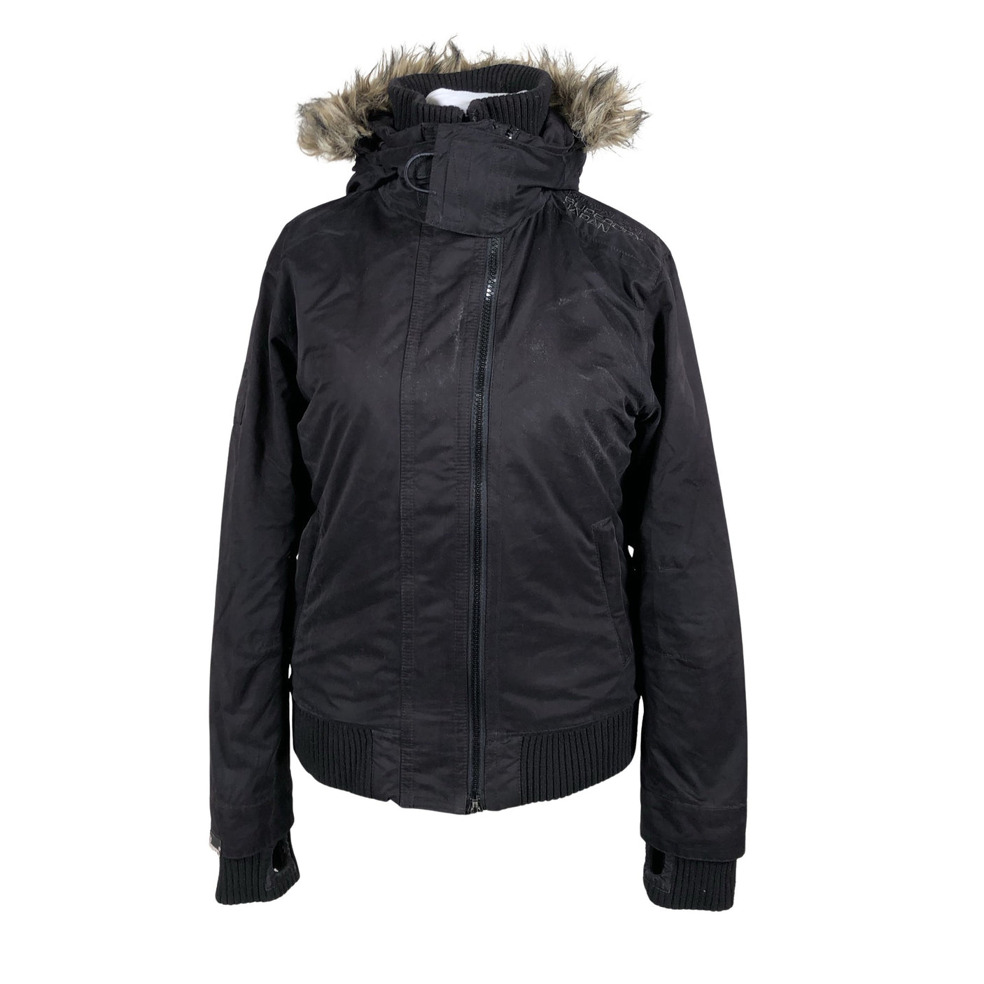 Naisten Superdry - Toppatakki, koko 50 - Musta (1)