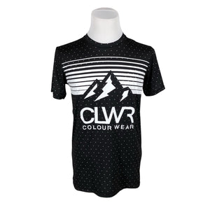 Miesten CLWR - Colour Wear - Urheilupaita, lyhyet hihat, koko M - Musta (1)