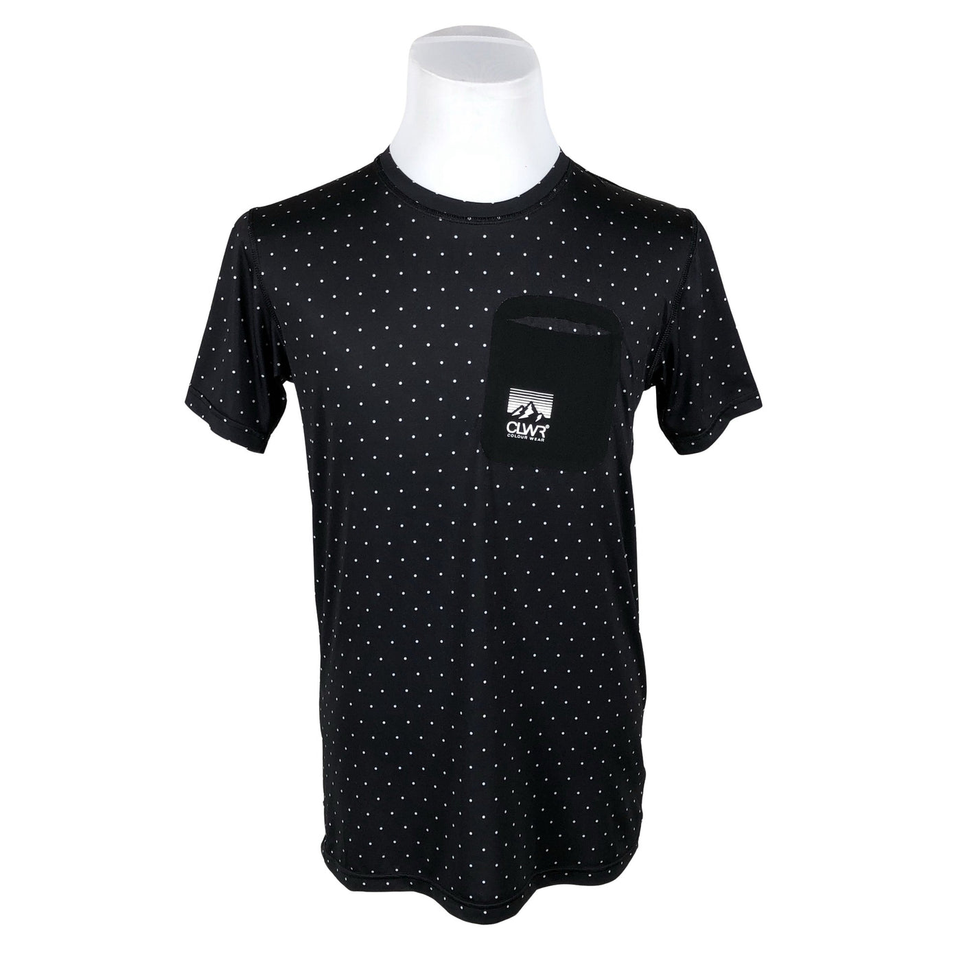 Miesten CLWR - Colour Wear - Urheilupaita, lyhyet hihat, koko M - Musta (1)
