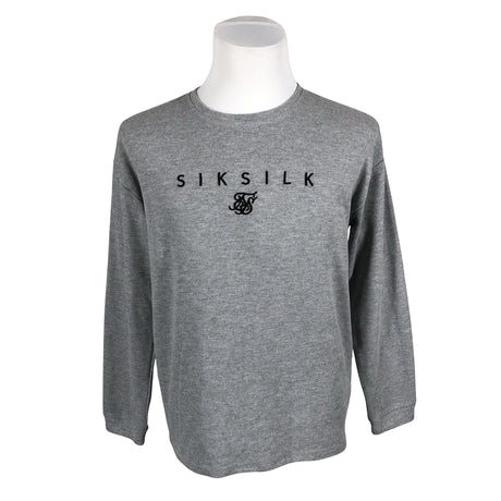 Miesten Siksilk - Neulepaita, koko M - Harmaa ()
