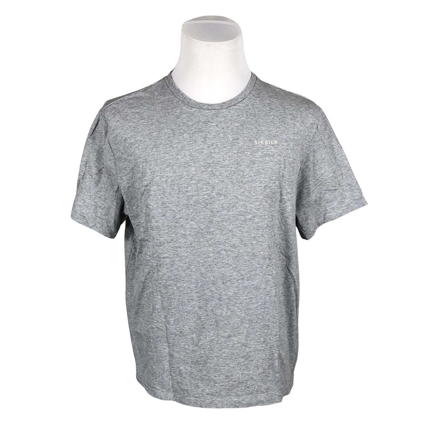 Miesten Siksilk - T-paita, koko M - Harmaa (1)
