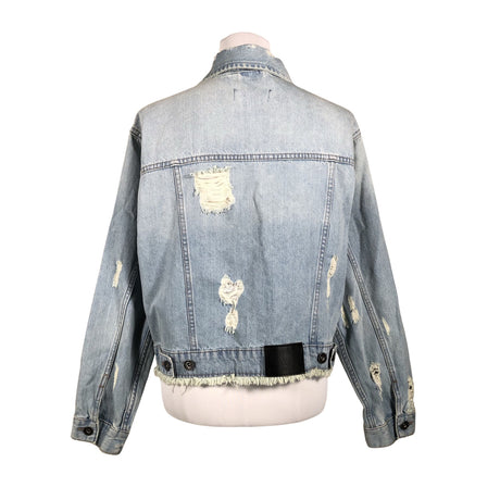 Naisten DKNY Jeans - Farkkutakki, koko 40 - Vaaleansininen (2)