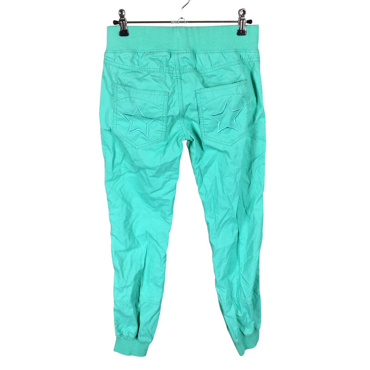 Unisex Villervalla - Kangashousut, koko 146 - 152 - Vihreä (2)