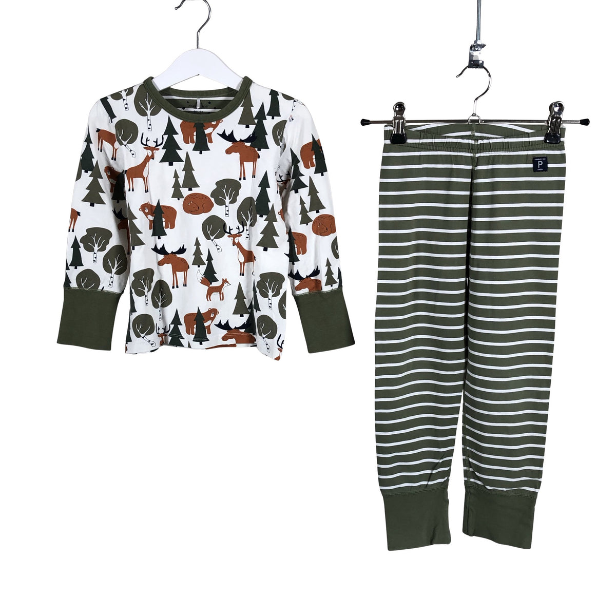 Unisex Polarn O. Pyret - Yöasu, koko 98 - 104 - Vihreä (1)