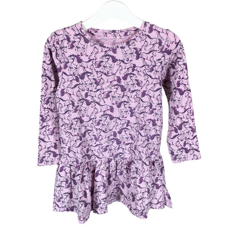 Tyttöjen Name It - Trikoomekko, koko 104 - 110 - Violetti ()