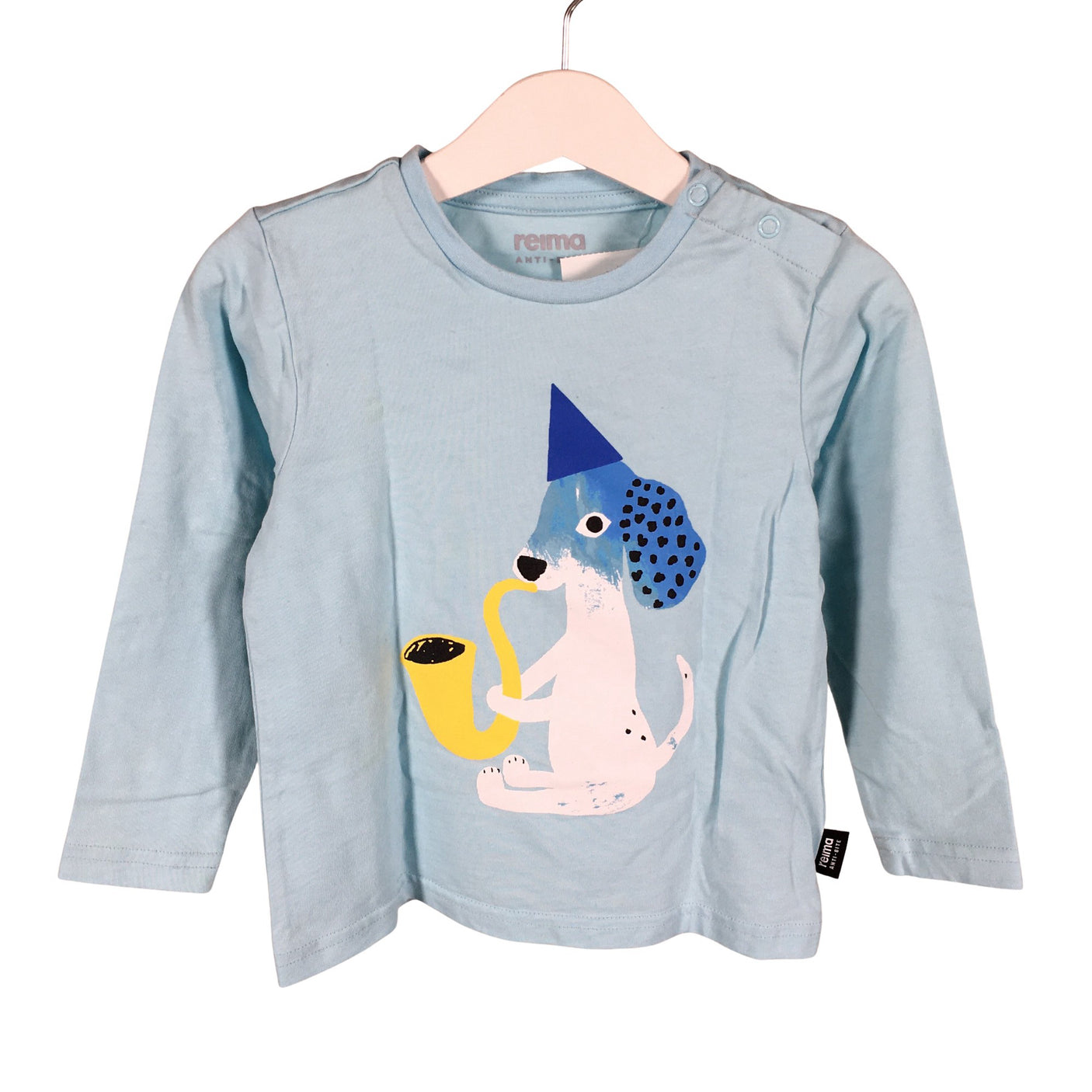 Unisex Reima - Trikoopaita, koko 92 - 98 - Vaaleansininen (1)