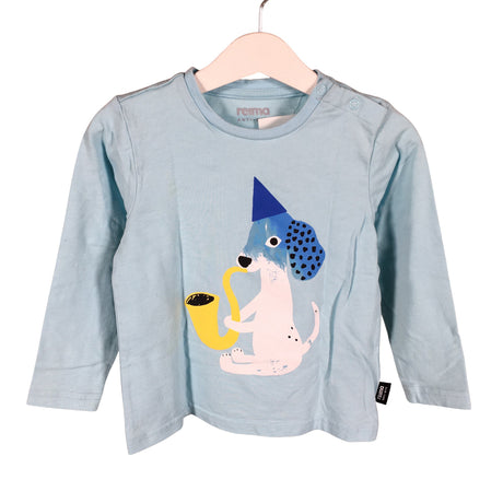 Unisex Reima - Trikoopaita, koko 92 - 98 - Vaaleansininen ()
