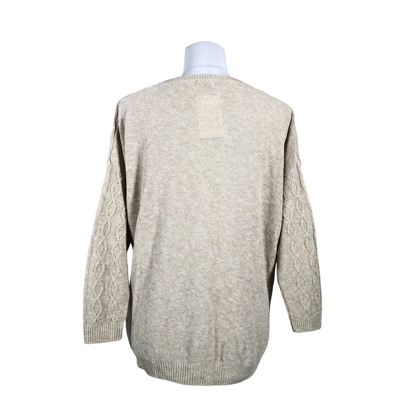 Naisten Massimo Dutti - Neulepaita, koko 38 - Beige (2)