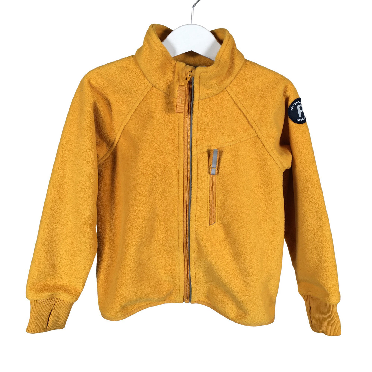 Unisex Polarn O. Pyret - Windfleecetakki, koko 98 - 104 - Keltainen (1)