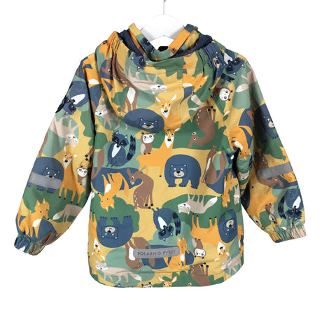 Unisex Polarn O. Pyret - Välikausitakki, koko 98 - 104 - Keltainen (2)