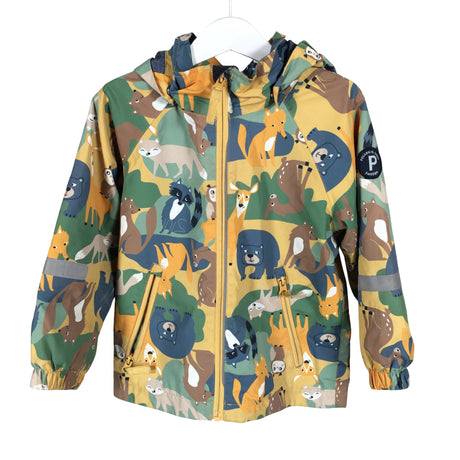 Unisex Polarn O. Pyret - Välikausitakki, koko 98 - 104 - Keltainen ()