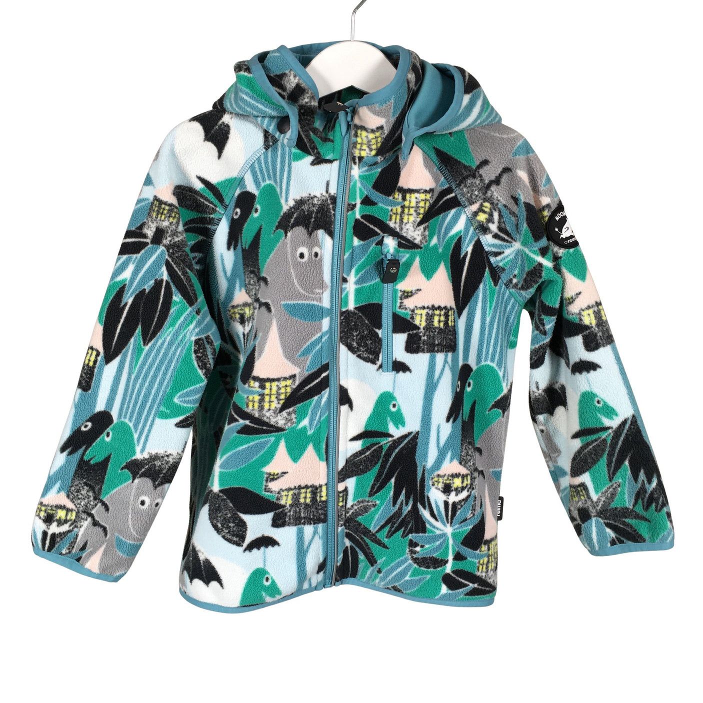 Unisex Reima - Fleecetakki, koko 98 - 104 - Vaaleansininen (1)