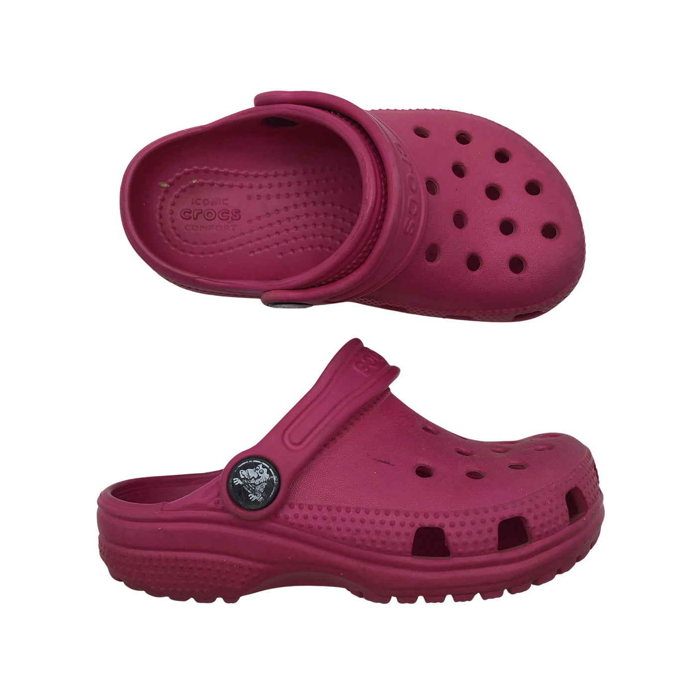 Unisex Crocs - Pistokkaat, koko 26 - Pinkki (1)