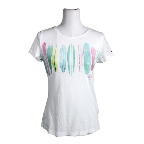 Naisten Tommy Hilfiger - T-paita, koko 36 - Valkoinen ()