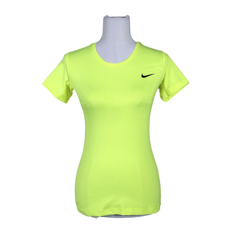 Naisten Nike - Urheilupaita, lyhyet hihat, koko 38 - Keltainen ()