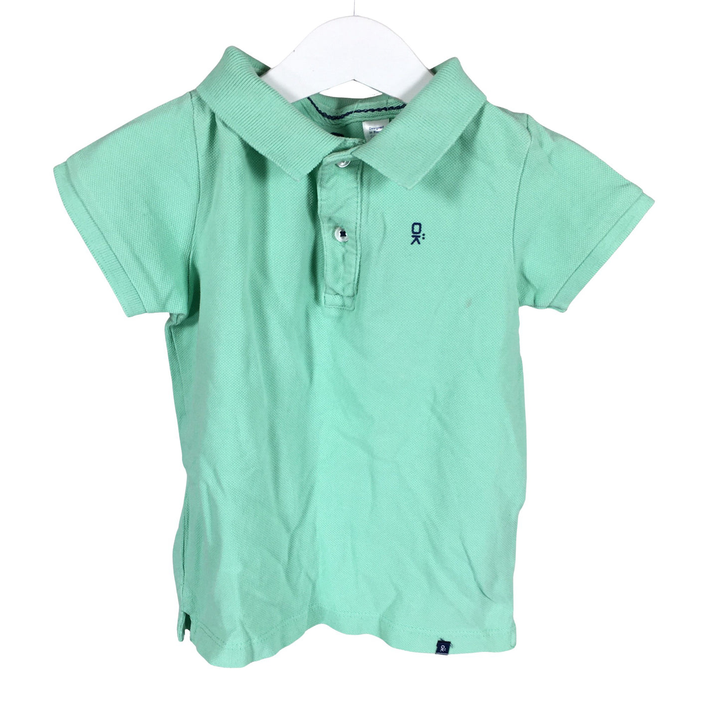 Unisex Okaïdi - Pikeepaita, koko 98 - 104 - Vihreä (1)