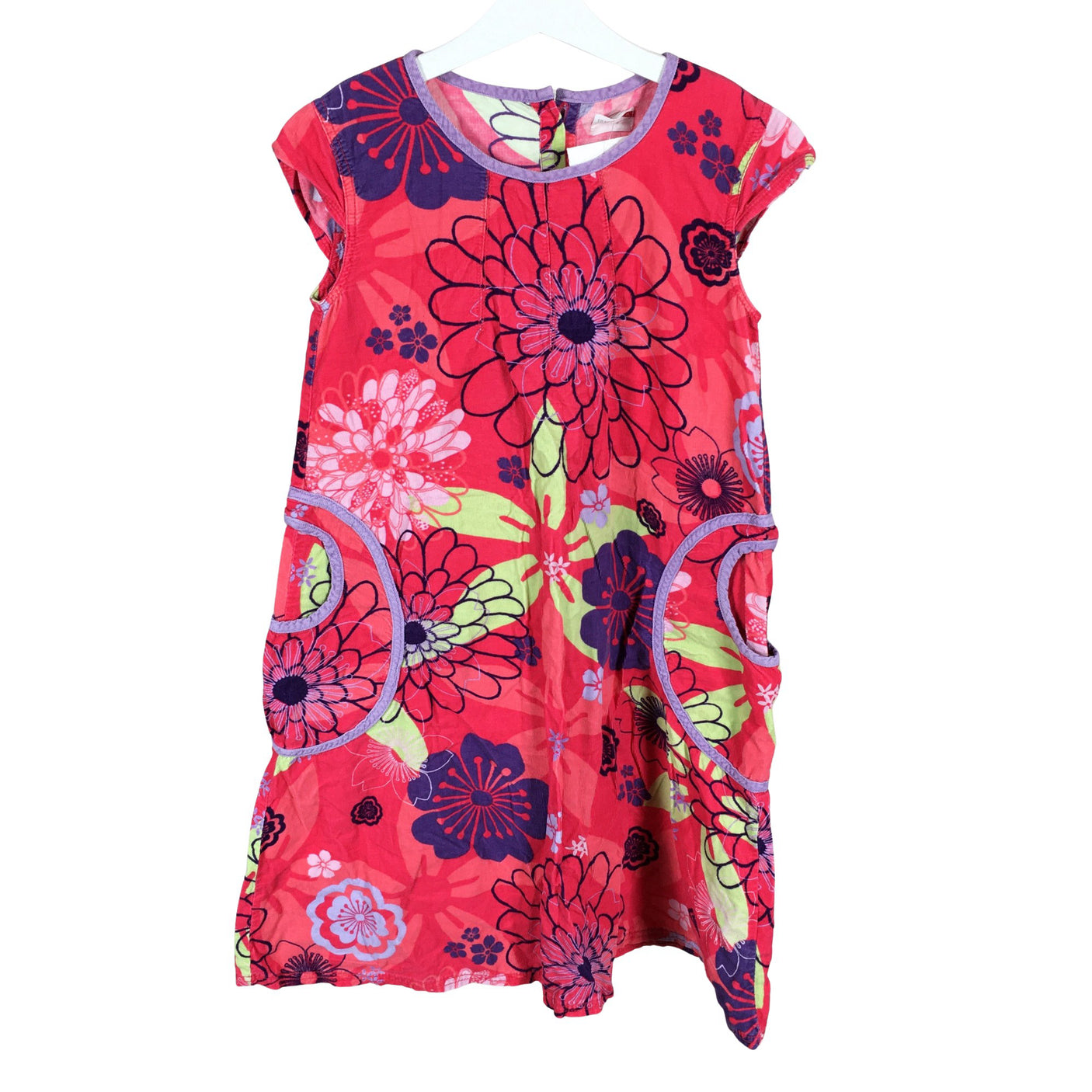 Tyttöjen Name It - Kangasmekko, koko 140 - 146 - Pinkki (1)