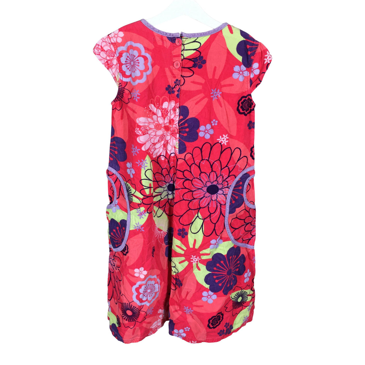 Tyttöjen Name It - Kangasmekko, koko 140 - 146 - Pinkki (2)