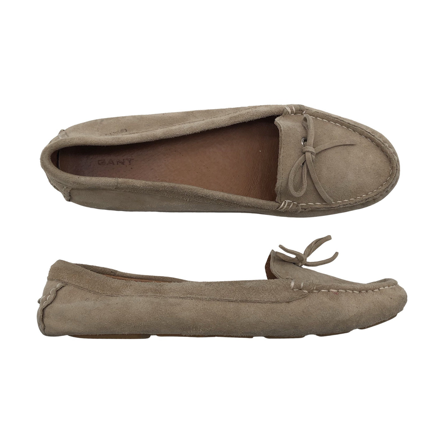 Naisten Gant - Loaferit, koko 38 - Ruskea (1)