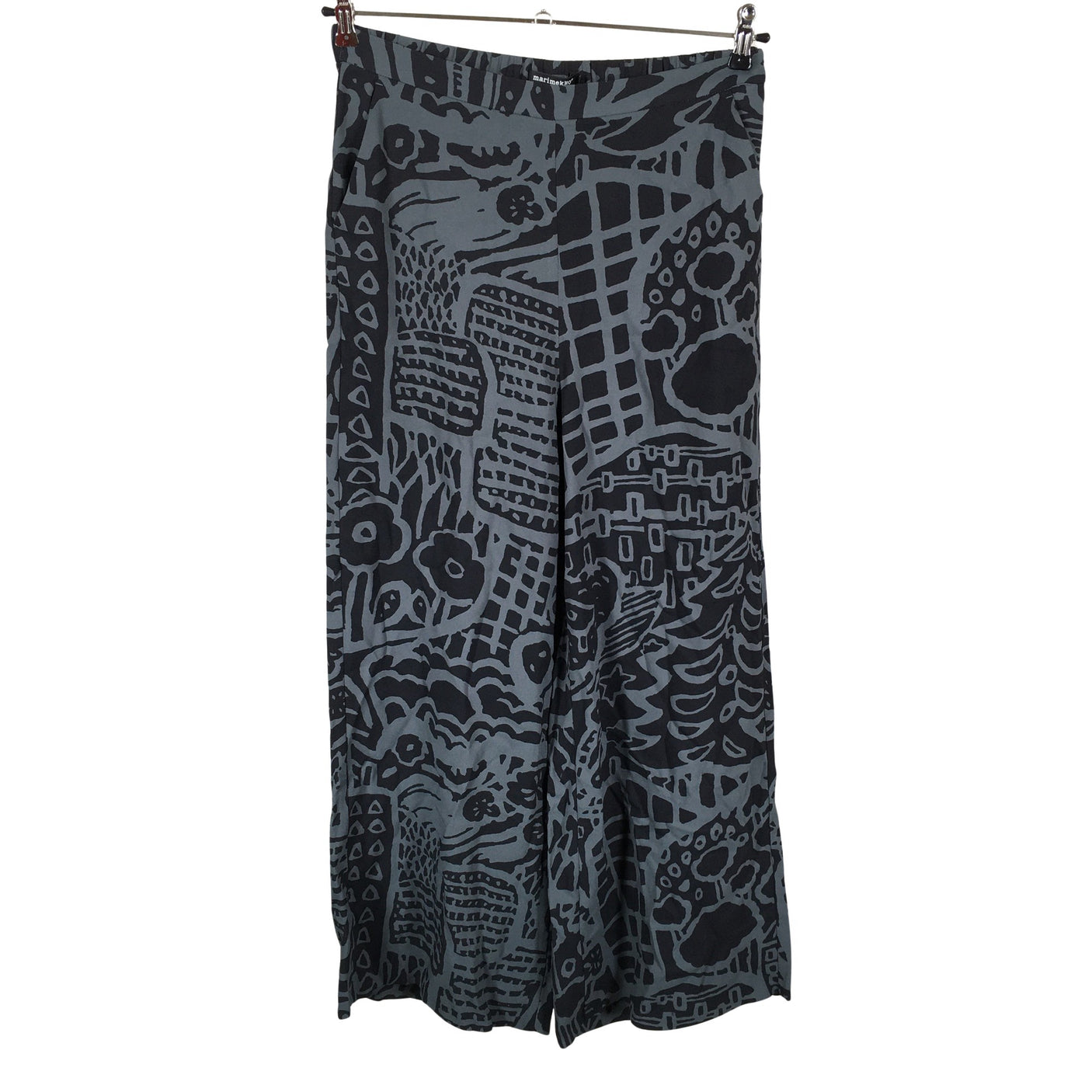 Naisten Marimekko - Kangashousut, koko 36 - Harmaa (1)