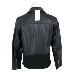 Miesten Jack & Jones - Nahkatakki, koko M - Musta (2)