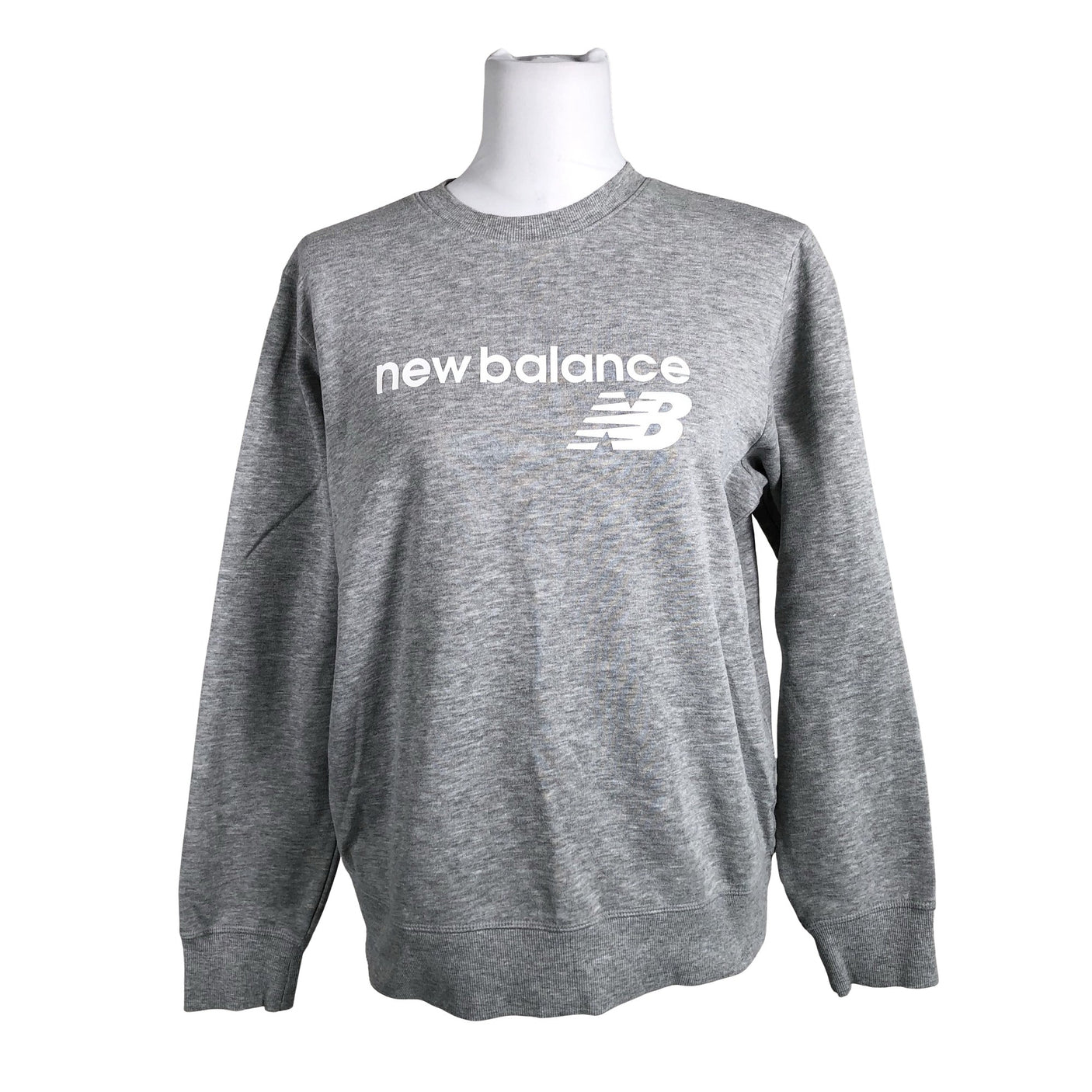 Naisten New Balance - Collegepaita, koko 40 - Harmaa (1)