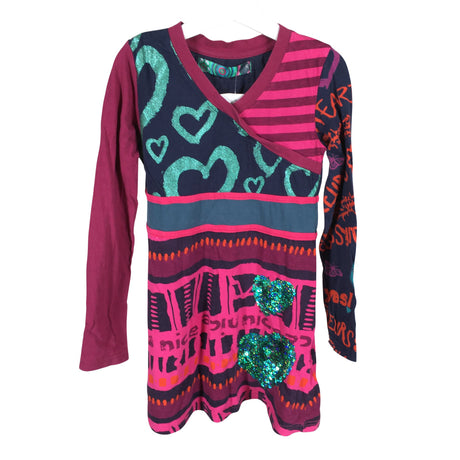 Tyttöjen Desigual - Trikoomekko, koko 122 - 128 - Sininen ()