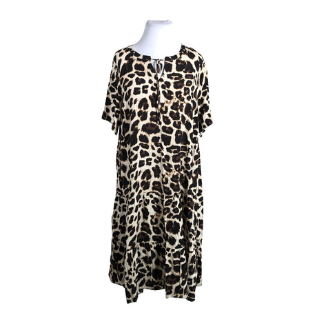Naisten Zizzi - Sifonkimekko, koko 46 - Beige ()