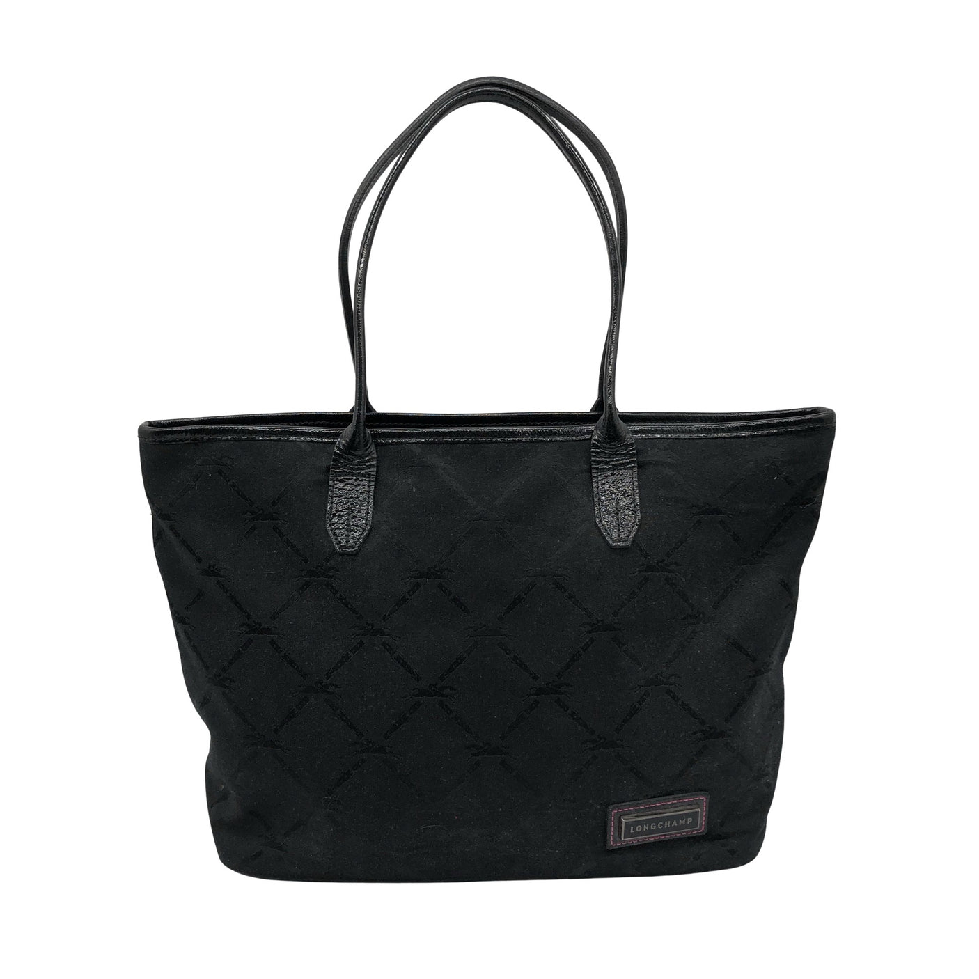 Naisten Longchamp - Käsilaukku, koko Midi - Musta (1)