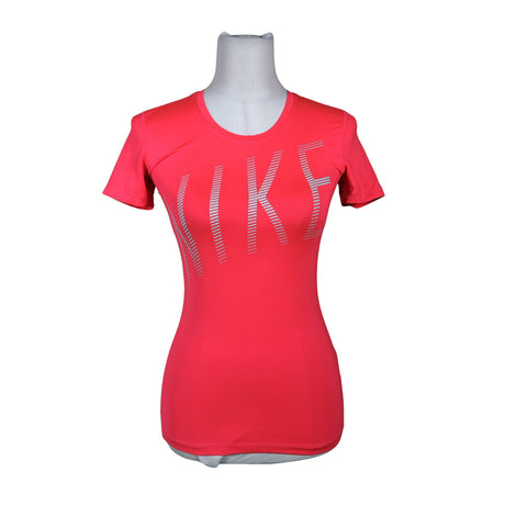 Naisten Nike - Urheilupaita, lyhyet hihat, koko 38 - Punainen ()