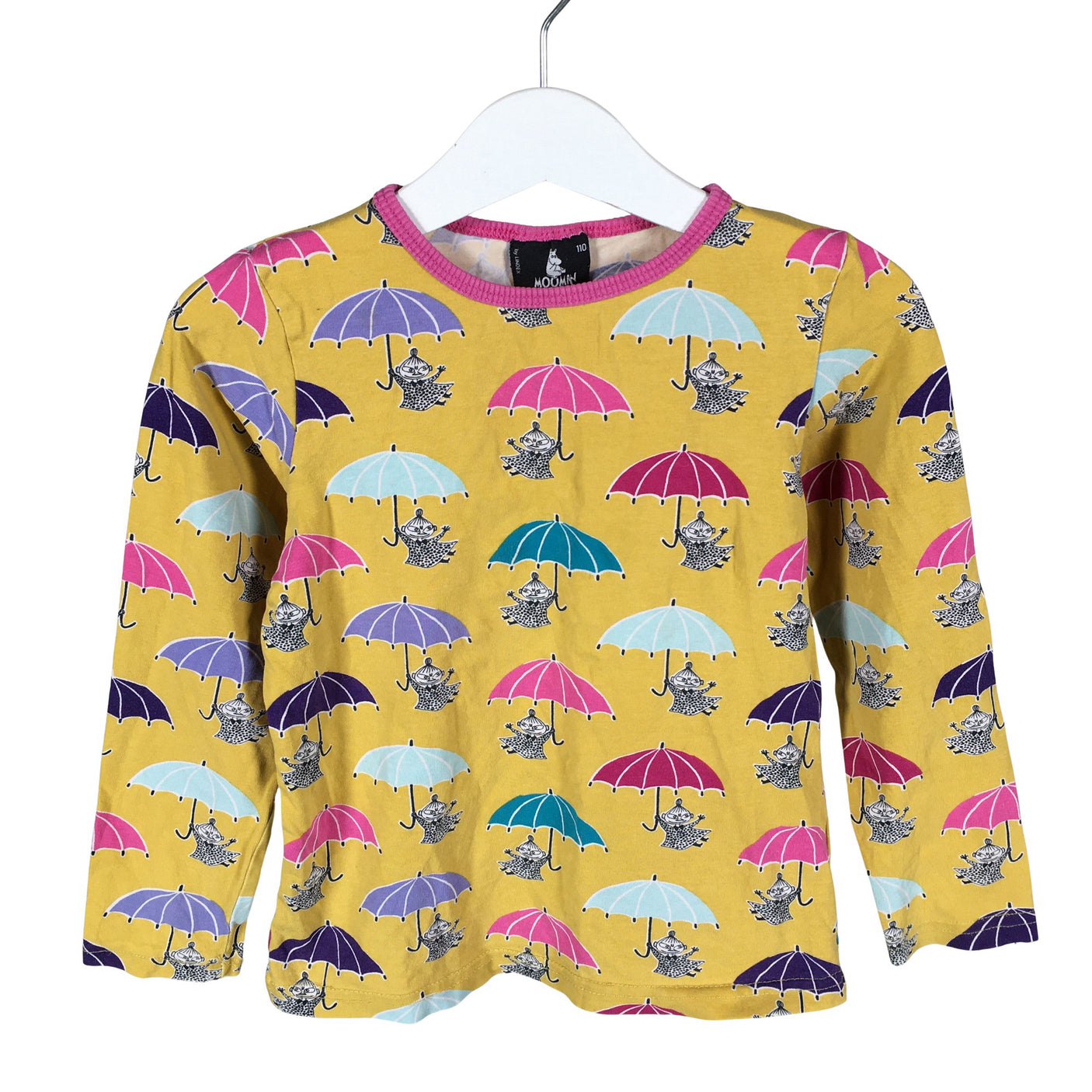 Unisex Lindex - Trikoopaita, koko 104 - 110 - Keltainen (1)