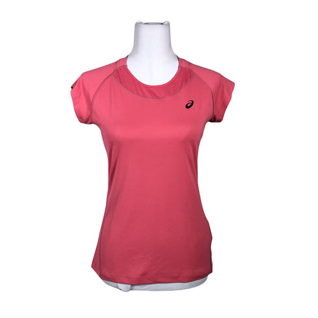 Naisten Asics - Urheilupaita, lyhyet hihat, koko 36 - Pinkki ()