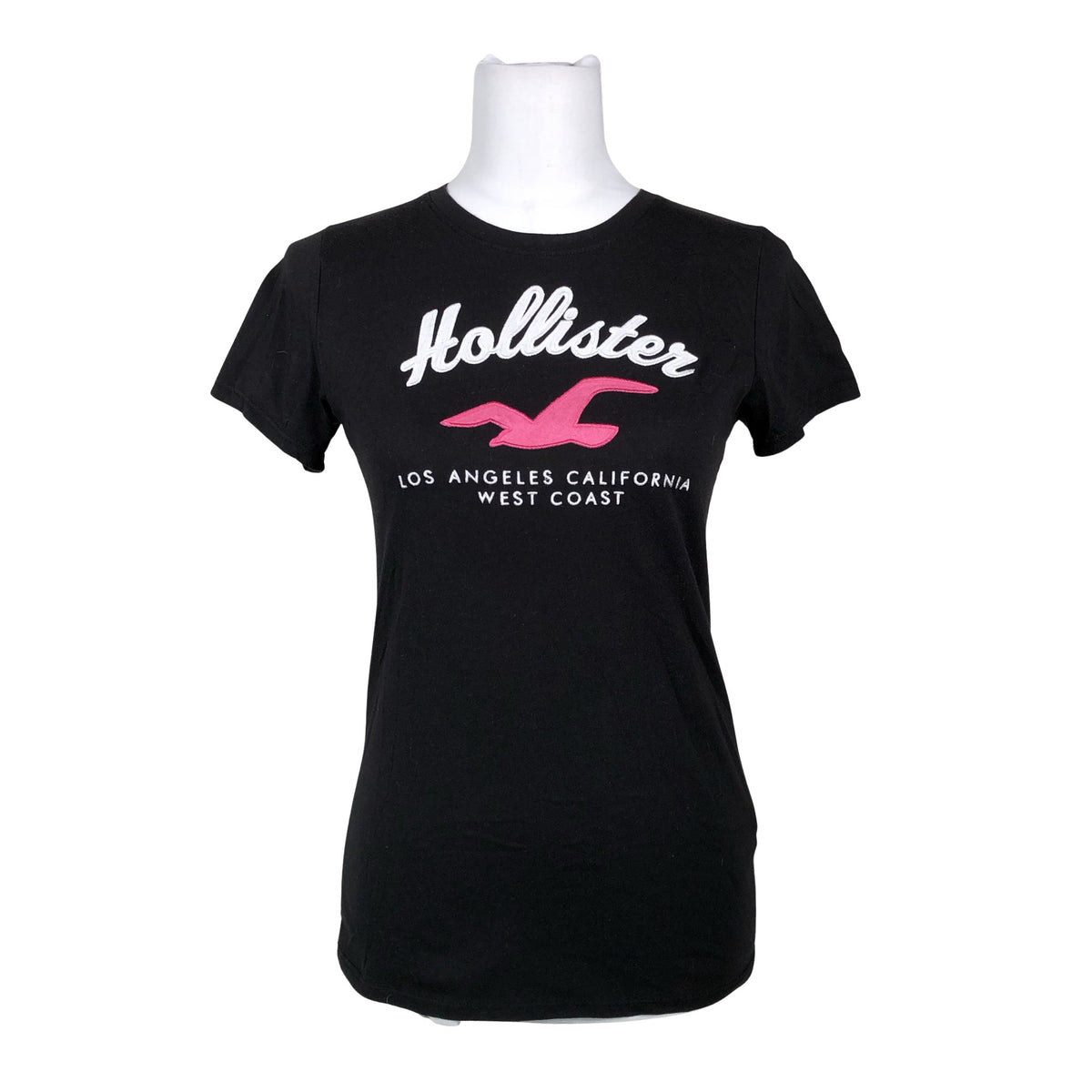 Naisten Hollister - T-paita, koko 36 - Musta (1)