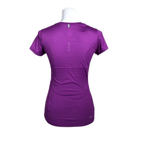 Naisten Nike - Urheilupaita, lyhyet hihat, koko 34 - Violetti (2)