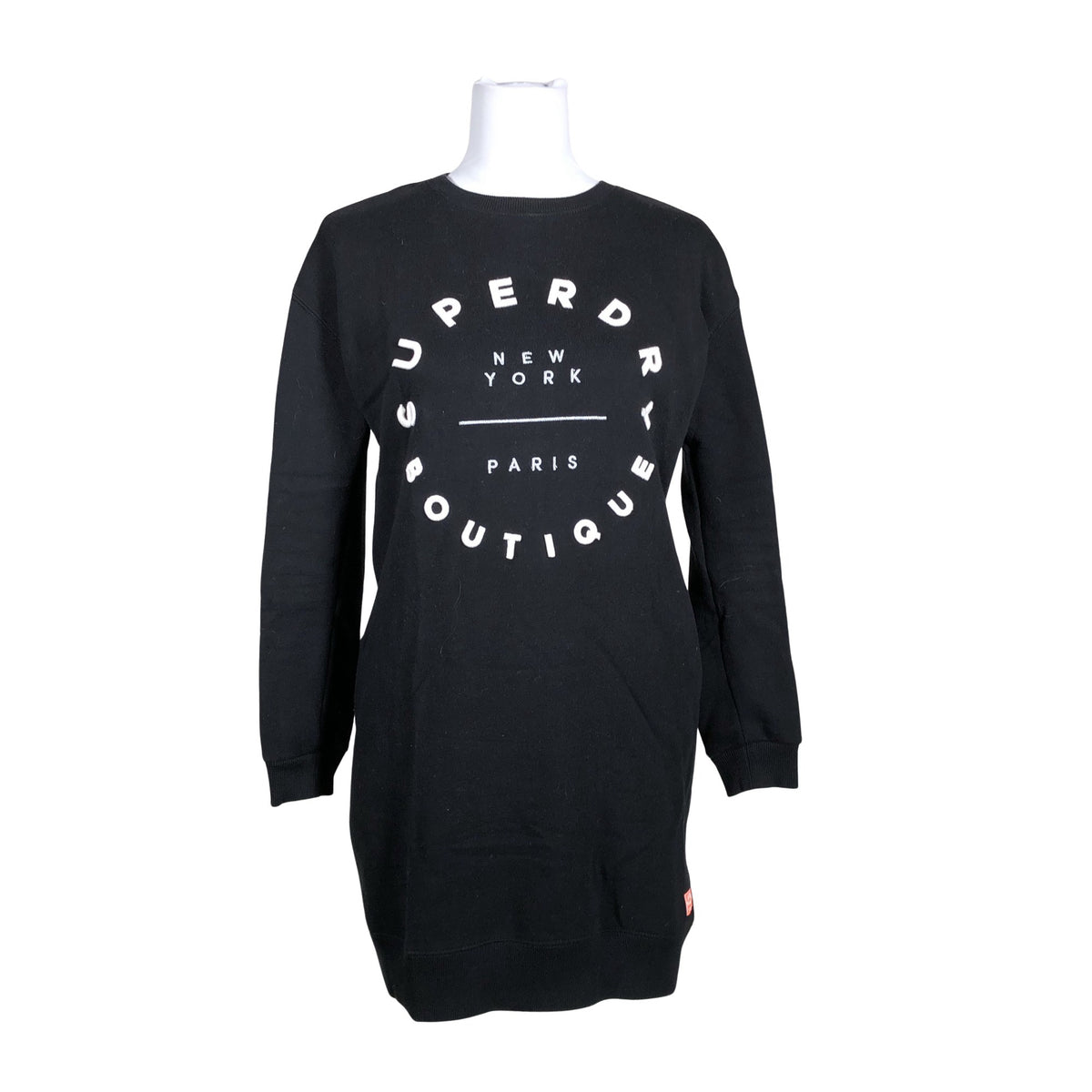 Naisten Superdry - Collegetunika, koko 34 - Musta (1)
